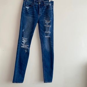 American eagle outfitters Super Stretch X Distressed Jeans